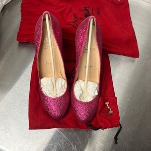 Christian Louboutin Lady Lynch 120 Glitter Mini